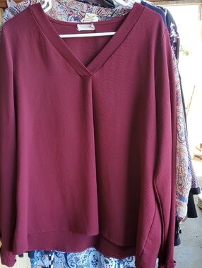 Womens Size M COTTON BLEU Tunic Top / Career / Lounge